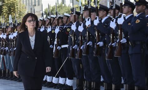 Katerina Sakellaropoulou Sworn in as Greece's First Female President - GreekReporter.com