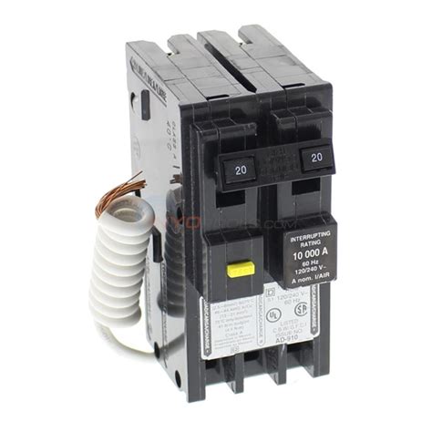 Pentair Breaker 20a Dbl Pole W/gfi - PA220GF - INYOPools.com