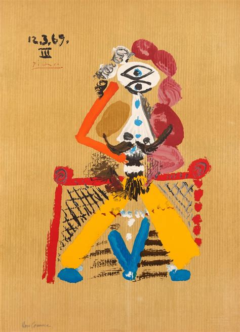 Pablo Picasso - Les Portraits Imaginaires: One Plate For Sale at 1stDibs