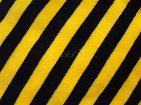 Black And Yellow Striped Fabric Royalty Free Stock Image - Image: 191356