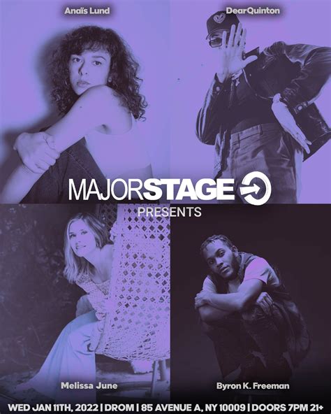 MajorStage Presents: Live Pop @ Drom - Dromnyc.com