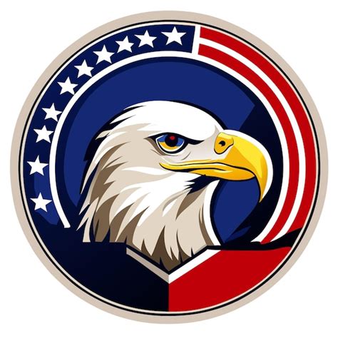 Premium Vector | Freedom Symbol Bald Eagle Vector