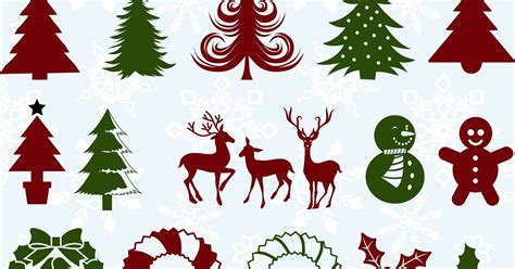 Free 20 SVG Christmas elements. You can Download the SVG files. For ...