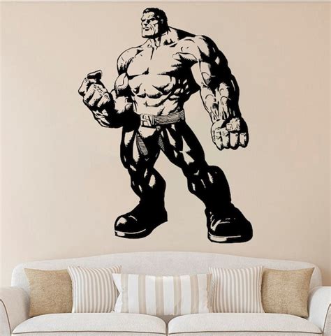 Hulk Wall Sticker Hulk Vinyl Decal Comics Vinyl by AndreadecalS