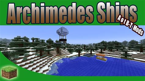 Archimedes Ships - Minecraft Mod Tutorial [GERMAN] - Bau dein Schiff und fahre es - YouTube