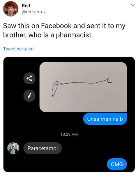 23+ Doctor Handwriting Meme Paracetamol