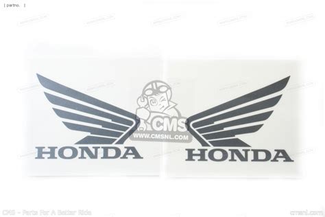 Black Honda Wing Logo