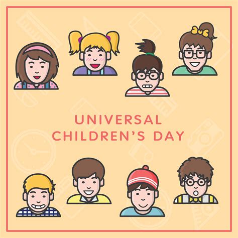 universal children's day icon on Behance