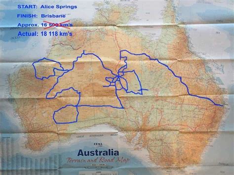 Planning a road trip through the Australian outback