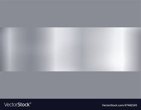 Metal texture wide silver material steel Vector Image