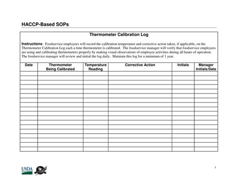 Arizona Thermometer Calibration Log - Fill Out, Sign Online and Download PDF | Templateroller