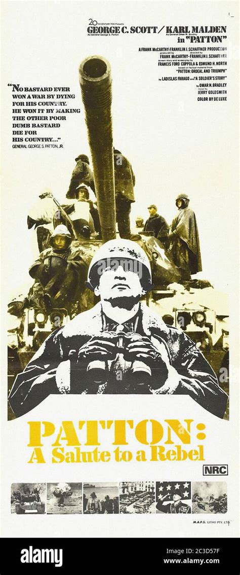 Patton movie poster hi-res stock photography and images - Alamy