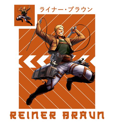 Reiner Braun Design-2 by Otaku-Store on DeviantArt