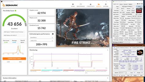 BeVatio`s 3DMark - Fire Strike score: 43656 marks with a Radeon RX 6900 XT