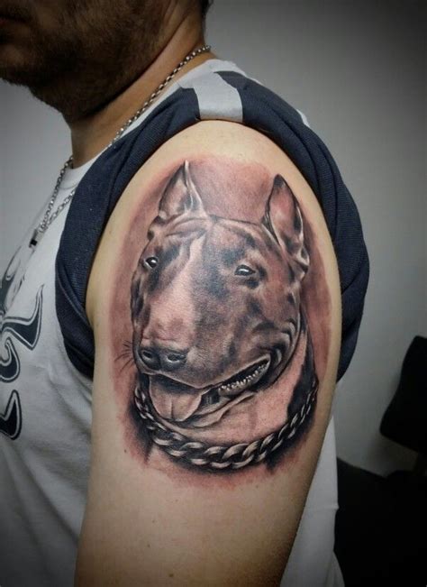 The 12 Coolest English Bull Terrier Tattoo Designs In The World