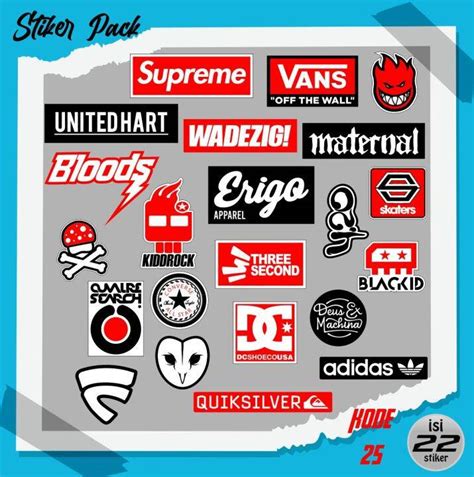 Stiker Motor keren Stiker Aesthetic Logo Brand Terbaru Murah | Lazada Indonesia