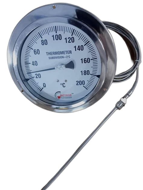 6 inch Gas Filled Temperature Gauge at Rs 1925 | Temperature Gage in ...