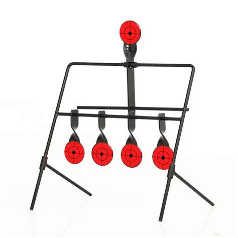 Hunting Metal 4 Targets Automatic Reset Rotating Shooting Target Training Target - Buy Target ...