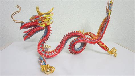 DIY Ang Pow Dragon | Ang pow, 3d origami, Origami