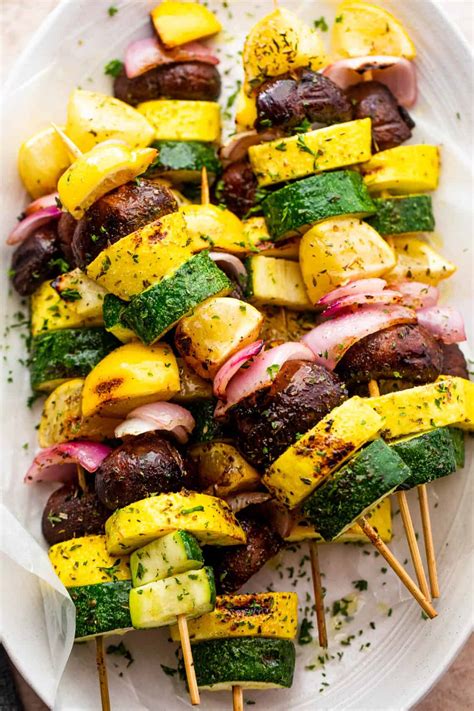 Grilled Summer Squash Kebabs | Easy Weeknight Recipes