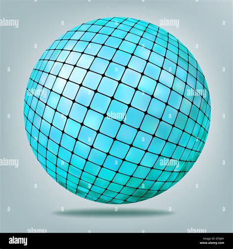 Abstract blue party Background with disco ball Stock Photo - Alamy