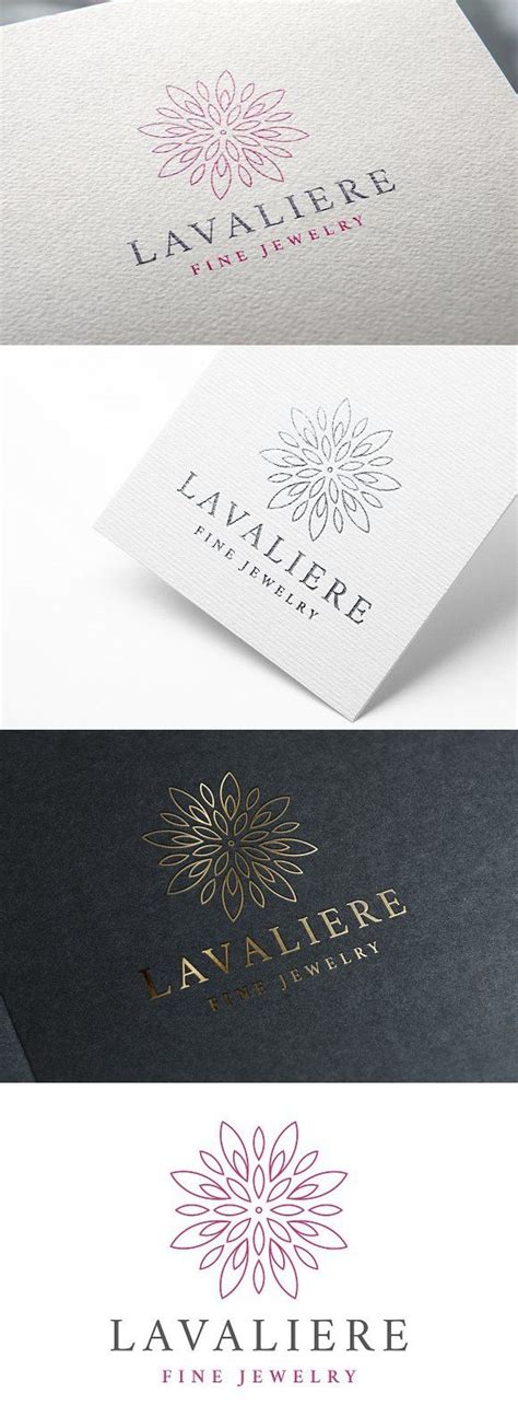 Lavaliere Jewelry Logo Template