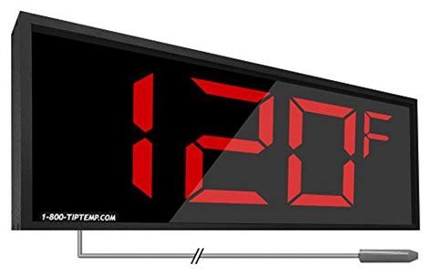 Large Display Thermometer with 4" Digits for Extra Large Display, Thermometer Displays in °C or ...