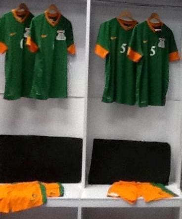 New Zambia Jersey 2013- Nike Chipolopolo AFCON Kits 2013 | Football Kit ...