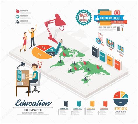 Infographic education template design . Stock Vector by ©pongsuwan 51113203