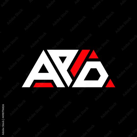 APD letter logo design with polygon shape. APD polygon and cube shape ...