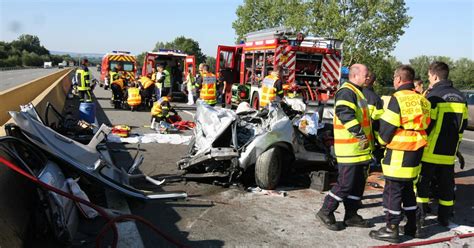 Accident car-voiture sur l'A 36 dans le Doubs