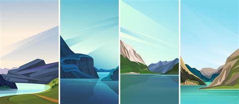 Fjord, Vector Art, Art Images, This Is Us, Clip Art, Explore, Landscape ...