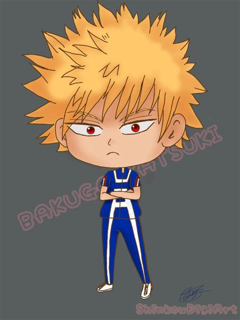 CHibi Bakugo by ShinkouDigiArt on DeviantArt