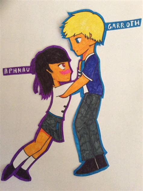 Aphmau and Garroth first encounter by PenguinInsanity on DeviantArt