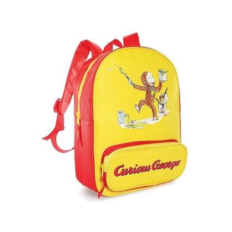 Amazon.com : Curious George Canvas Backpack : Curious George Backpacl ...