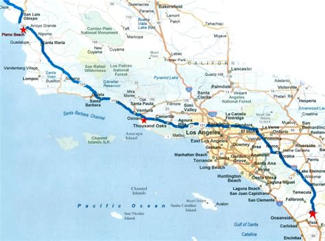 California Coast Map Hwy 1 – Topographic Map of Usa with States