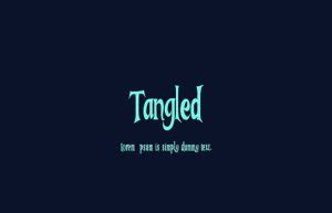 Tangled Font Free Download | Fonty Fonts