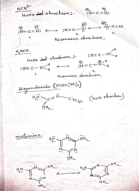 Cyanamide Lewis Structure