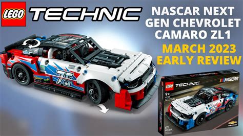 LEGO Technic NASCAR Next Gen Chevrolet Camaro 42153 EARLY 2023 Review ...