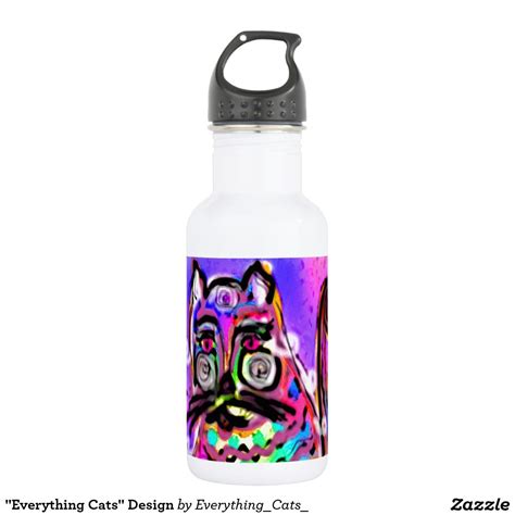 "Everything Cats" Design Stainless Steel Water Bottle | Water bottle ...