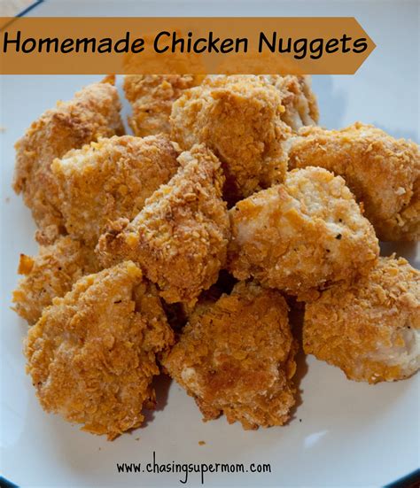 Homemade Chicken Nuggets | Chasing Supermom