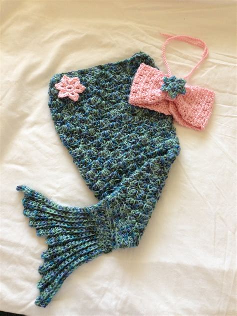 Crocheted Mermaid Tail