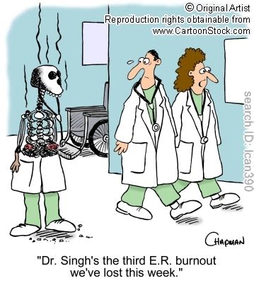 two doctors are talking to each other while the skeleton is on the ...