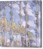 The Poplars Painting by Claude Monet