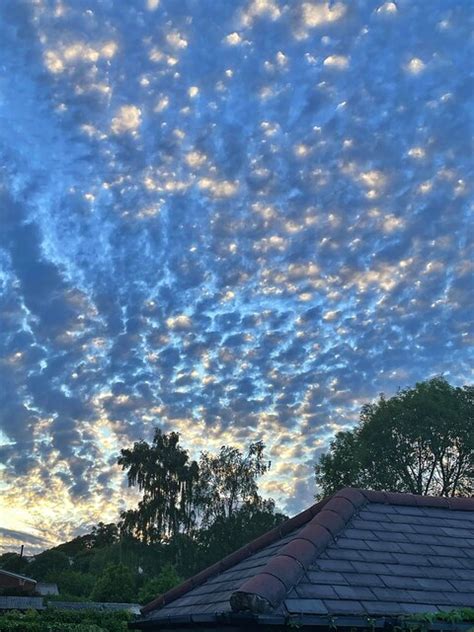 Cirrocumulus clouds at sunset - a... © Graham Hogg :: Geograph Britain and Ireland