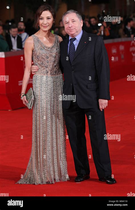 Michelle Yeoh and husband Jean Todt arrive on the red carpet before a ...