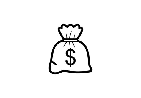 Money Bag Logo Graphic by DEEMKA STUDIO · Creative Fabrica