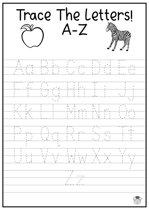 Capital Letters Alphabet Tracing Sheets