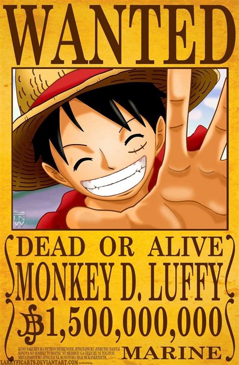 Wanted Monkey D Luffy!! : r/OnePiece