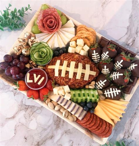 17 Super Bowl Charcuterie Board Ideas For Game Day - Let's Eat Cake